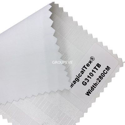 Αγορά Άσπρο ύφασμα 370GSM τυφλών κυλίνδρων συσκότισης παραθύρων επιστρώματος οριζόντιο ηλεκτρονική κατασκευή