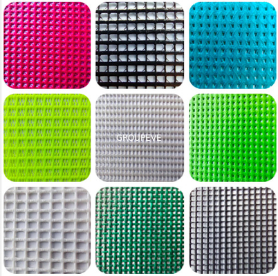 NFPA701 στιλπνό 0.45mm PVC ύφασμα 1000Dx1000D μουσαμάδων πλέγματος υπαίθριο