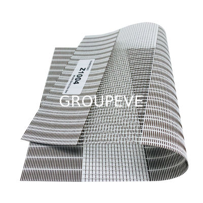 Έξυπνος έλεγχος 3m πλάτος Ηλεκτρικό διπλό μαύρισμα Roller blinds Zebra ύφασμα με κινητήρα