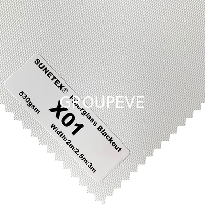 Το Sunetex μηχανοποίησε το κάθετο τυφλό ύφασμα oeko-TEX Oilproof συσκότισης φίμπεργκλας