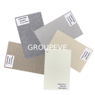 Αγορά 100% Jacquard πολυεστέρα συσκότισης που αφρίζει το άσπρο ντυμένο ύφασμα τυφλών κυλίνδρων για το γραφείο ηλεκτρονική κατασκευή