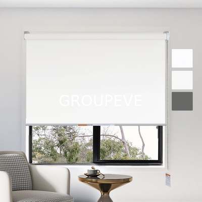 Αγορά Πυροσβέστεροι κυλίνδροι υφάσματα Polyester Plain Blackout Roller Blinds Πυροσβεστικά υφάσματα για γραφεία ηλεκτρονική κατασκευή