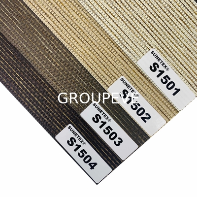 Καλή τιμή. Κυλώντας τυφλά υφάσματα Groupeve με Jacquard τους ζέβεις τυφλούς για τα ξενοδοχεία σε απευθείας σύνδεση