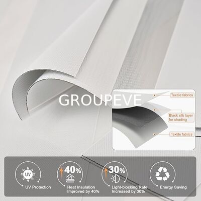 Καλή τιμή. Ημέρα και Νύχτα Ζέμπρα Roller blinds Φωτο φιλτράρισμα 100% πολυεστέρα Προσαρμόσιμα παράθυρα blinds σε απευθείας σύνδεση