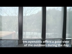 5% Sunscreen ειλικρίνειας ηλιακός συμπιεζόμενος δί ελατηρίου ήλιος υφάσματος σκιών που σκιάζει τις σκιές τυφλών κυλίνδρων για το παράθυρο