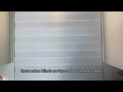 Υψηλός - ο ποιοτικός μέρα και νύχτα ζέβρα κύλινδρος τυφλώνει τους ελαφριούς φιλτράροντας τυφλούς παραθύρων σκιών ζέβεις