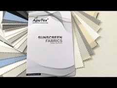 Αλεξίπυρο βαρύ παχύ Sunscreen φίμπεργκλας υλικό τυφλών κυλίνδρων PVC υφάσματος